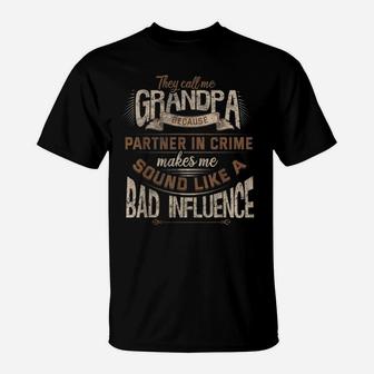 Funny Grandpa Slogan Birthday Christmas Gift For Grandad T-Shirt | Crazezy UK