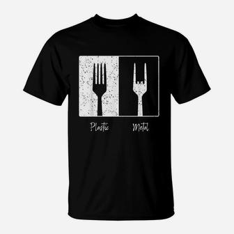 Funny Heavy Rock On Metal T-Shirt - Thegiftio