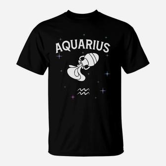 Funny Horoscope Aquarius Symbol Zodiac Sign Costume T-Shirt | Crazezy AU