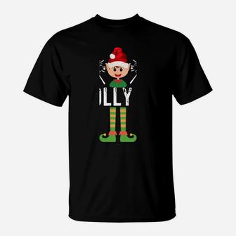 Funny Jolly Af Cute Christmas Elf Santa Hat For Men & Women Sweatshirt T-Shirt | Crazezy DE