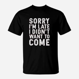 Funny Letter Print T-Shirt | Crazezy