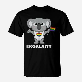 Funny Lgbt Koala Bear Equality Gay Pride Flag T-Shirt - Monsterry DE