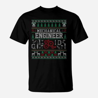 Funny Mechanical Engineer Ugly Christmas Sweaters Sweatshirt T-Shirt | Crazezy UK