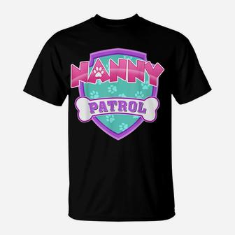Funny Nanny Patrol - Dog Mom, Dad For Men Women T-Shirt | Crazezy UK
