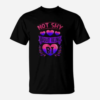 Funny Not Shy About Being T-Shirt | Crazezy