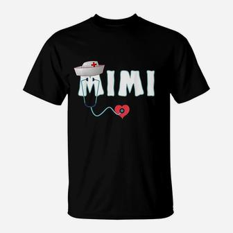 Funny Nurse Er Icu Rn Cna Mimi Grandma Nursing T-Shirt | Crazezy