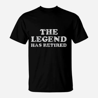 Funny Retirement The Legend Has Returned T-Shirt - Thegiftio UK