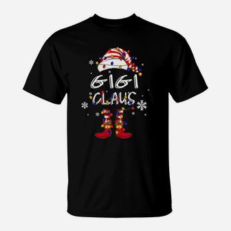 Funny Santa Gigi Claus Elf Merry Christmas Gift T-Shirt | Crazezy CA