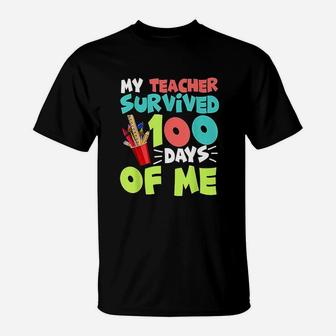 Funny School 100 Days Of School T-Shirt