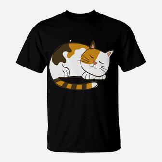 Funny Sorry I'm Late My Cat Sleeping On Me Pet Lovers Gift T-Shirt | Crazezy UK