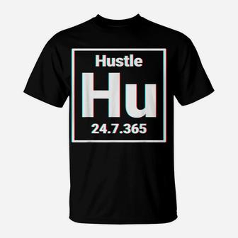 Funny The Hustle Funny Entrepreneur Side Hustle Gift Plan T-Shirt | Crazezy DE