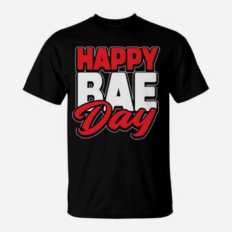 Funny Valentines Day Happy Bae Day Bae T-Shirt - Thegiftio UK