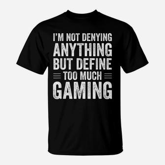 Funny Video Games Gaming Design For Gamer Online Gaming T-Shirt | Crazezy UK