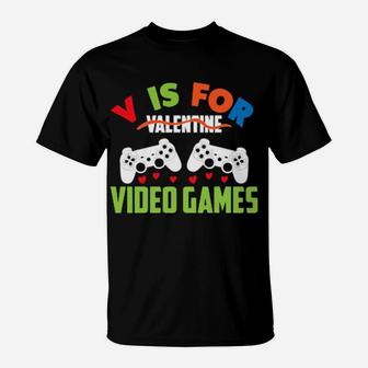 Funny Video Games Valentine Day Classic Women T-Shirt - Monsterry