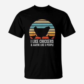 Funny Vintage Chicken Country Farm Women Girl Men T-Shirt | Crazezy CA