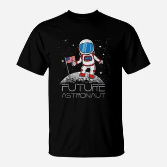 Future Astronaut Man On The Moon Astronomy T-Shirt | Crazezy