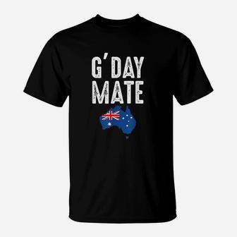 G Day Mate Australian Flag T-Shirt | Crazezy