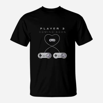Gamer Baby Announcement T-Shirt | Crazezy