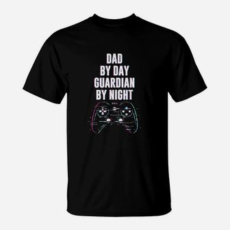 Gamer Dad Dad By Day Guardian By Night T-Shirt - Thegiftio UK