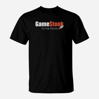 Gamestonk To The Moon T-Shirt - Monsterry AU