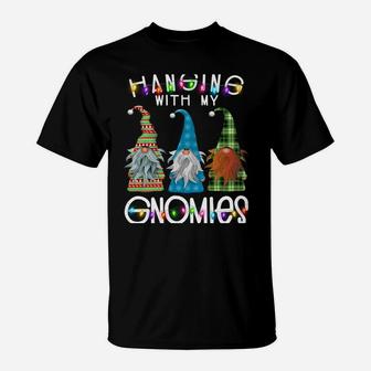 Garden Gnome Pajamas Christmas - Hanging With My Gnomies Sweatshirt T-Shirt | Crazezy CA