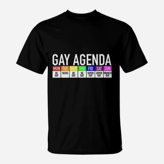 Gay Agenda Gay Pride T-Shirt | Crazezy DE