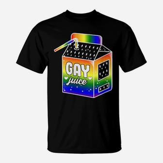 Gay Juice Aesthetic Lgbtq Gay Pride T-Shirt - Monsterry UK