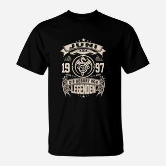 Geburt von Legenden 1997, Jahrgang Geburtstag T-Shirt - Seseable