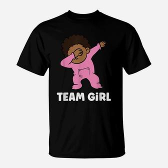 Gender Reveal Baby Shower Team Girl T-Shirt | Crazezy AU