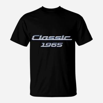 Gift For 55 Year Old Vintage Classic Car 1965 55Th Birthday T-Shirt | Crazezy AU