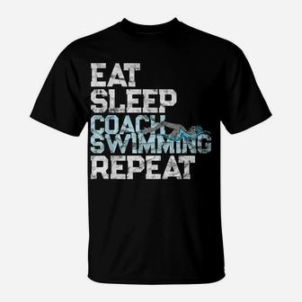 Gifts For Swim Coaches Funny Swim Teacher Coach Appreciation T-Shirt | Crazezy