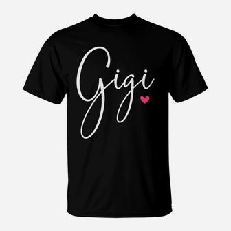 Gigi For Women Grandma Mother's Day Christmas Grandkids T-Shirt | Crazezy