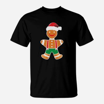 Gingerbread Santa Christmas Holiday Xmas Costume Sweatshirt T-Shirt | Crazezy