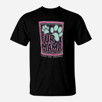 Girls Fur Mama Preppy T-Shirt | Crazezy CA
