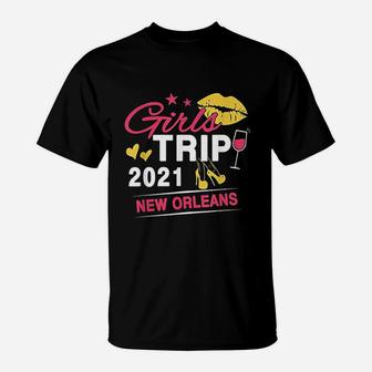 Girls Trip 2021 New Orleans Weekend Travel Group Matching T-Shirt - Thegiftio UK
