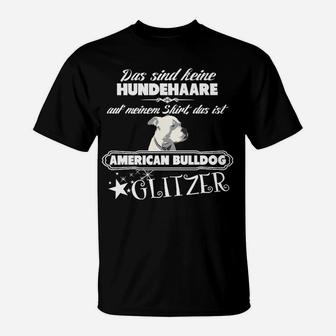 Glitter American Bulldog T-Shirt - Seseable