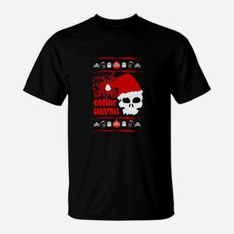 Glückliches Gotisches Weihnachts- T-Shirt - Seseable