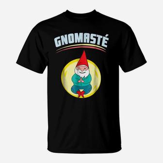 Gnomaste - Yoga & Meditation Gnome Gift T-Shirt | Crazezy