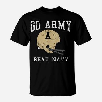 Go Army Beat Navy America's Game Vintage Football Helmet T-Shirt | Crazezy DE
