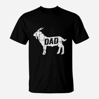 Goat Dad Greatest Of All Time T-Shirt - Thegiftio UK