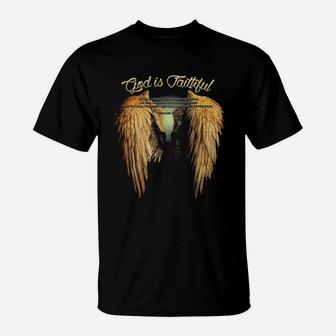 God Is Faithful Christian Scripture T-Shirt - Thegiftio UK