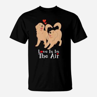 Golden Retriever Valentines Day T-Shirt - Monsterry AU