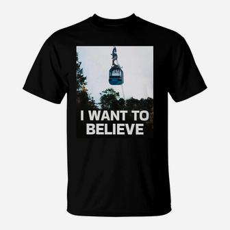 Gondola 'I Want To Believe' Sweatshirt T-Shirt | Crazezy CA