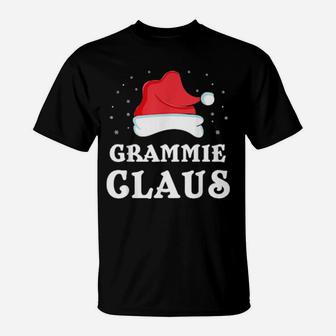 Grammie Claus Xmas Family Group Matching Pajama T-Shirt - Monsterry DE