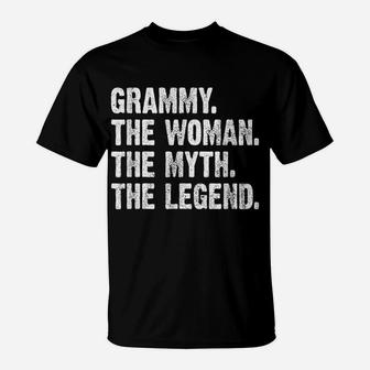 Grammy The Myth The Legend Mother's Day Gift Women T-Shirt | Crazezy AU