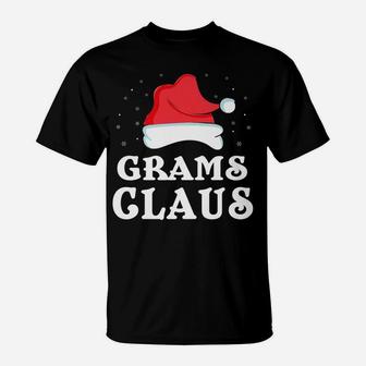 Grams Claus Christmas Gift Cool Family Group Matching Pajama T-Shirt | Crazezy