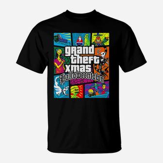 Grand Theft Xmas T-Shirt - Monsterry CA