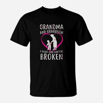Grandma And Grandson A Bond That Cant Be Broken T-Shirt | Crazezy DE