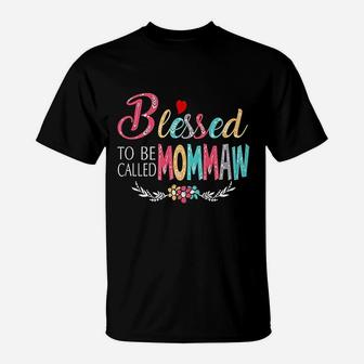 Grandma Blessed To Be Called Mommaw T-Shirt - Thegiftio UK