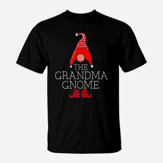 Grandma Gnome Family Matching Group Christmas Outfits Xmas T-Shirt | Crazezy CA